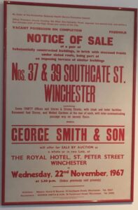 Southgate Chambers Auction Poster 1967